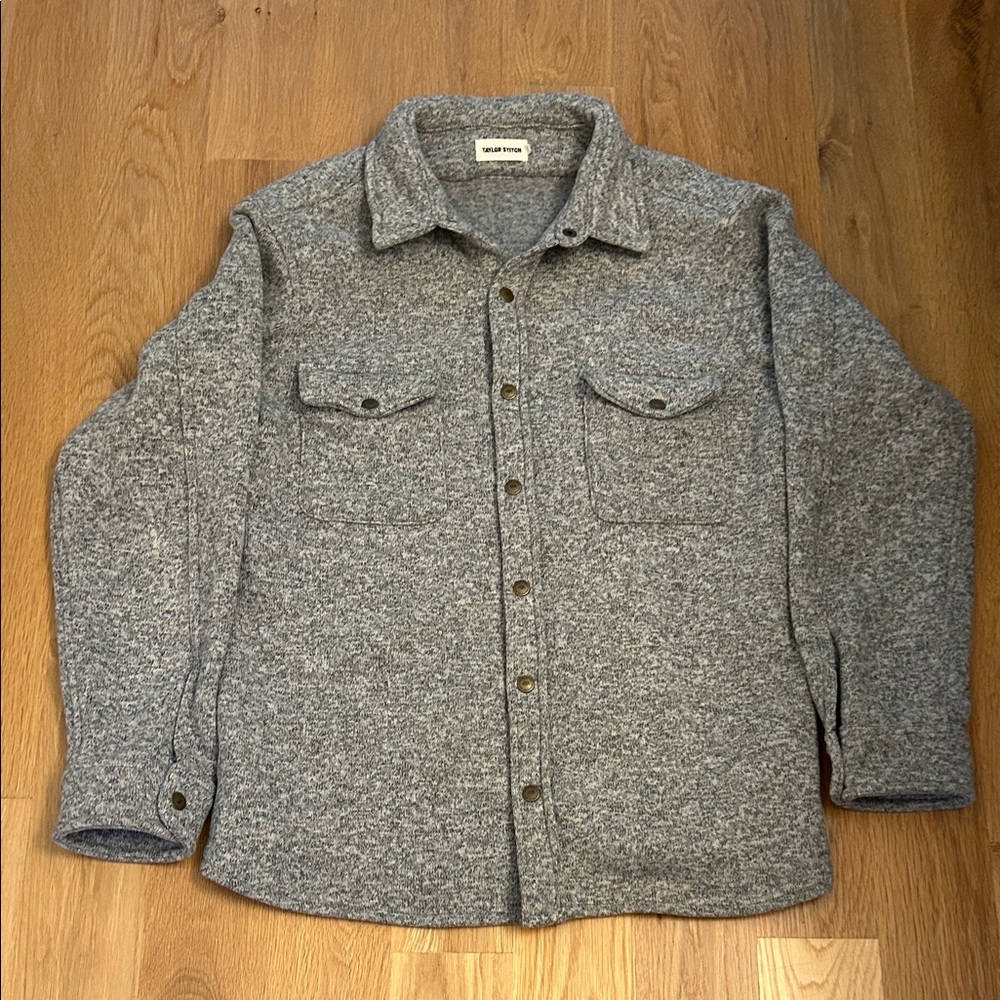 Taylor StitchMen's Heather Gray Shirt Jacket